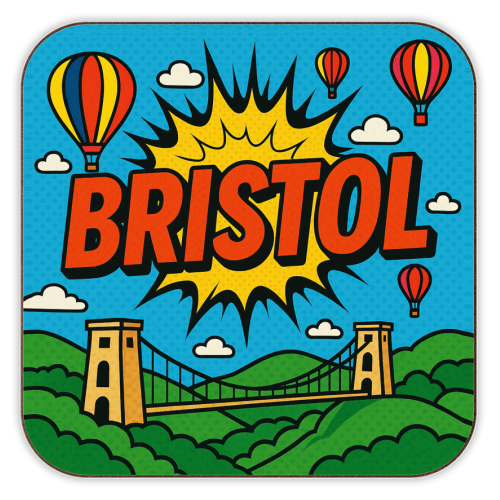 Coasters 'Bristol Pop Art' by Ms Doodle