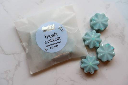 Fresh Cotton Wax Melts, Soy Wax Melts, Fresh Linen Scented