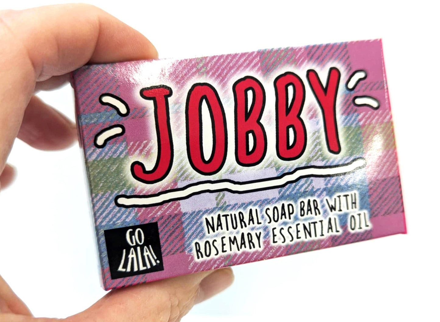 Jobby: Rosemary fragranced  Funny Scottish soap