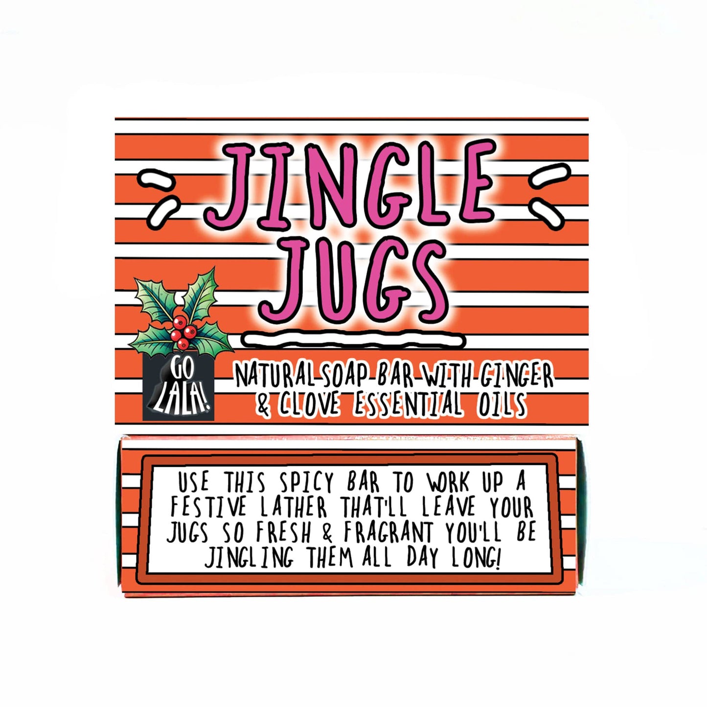 Jingle Jugs Soap Ginger and clove Funny  gift