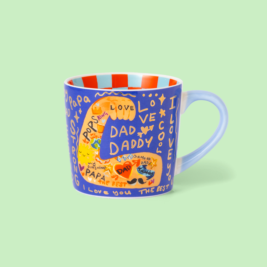 mug on green background