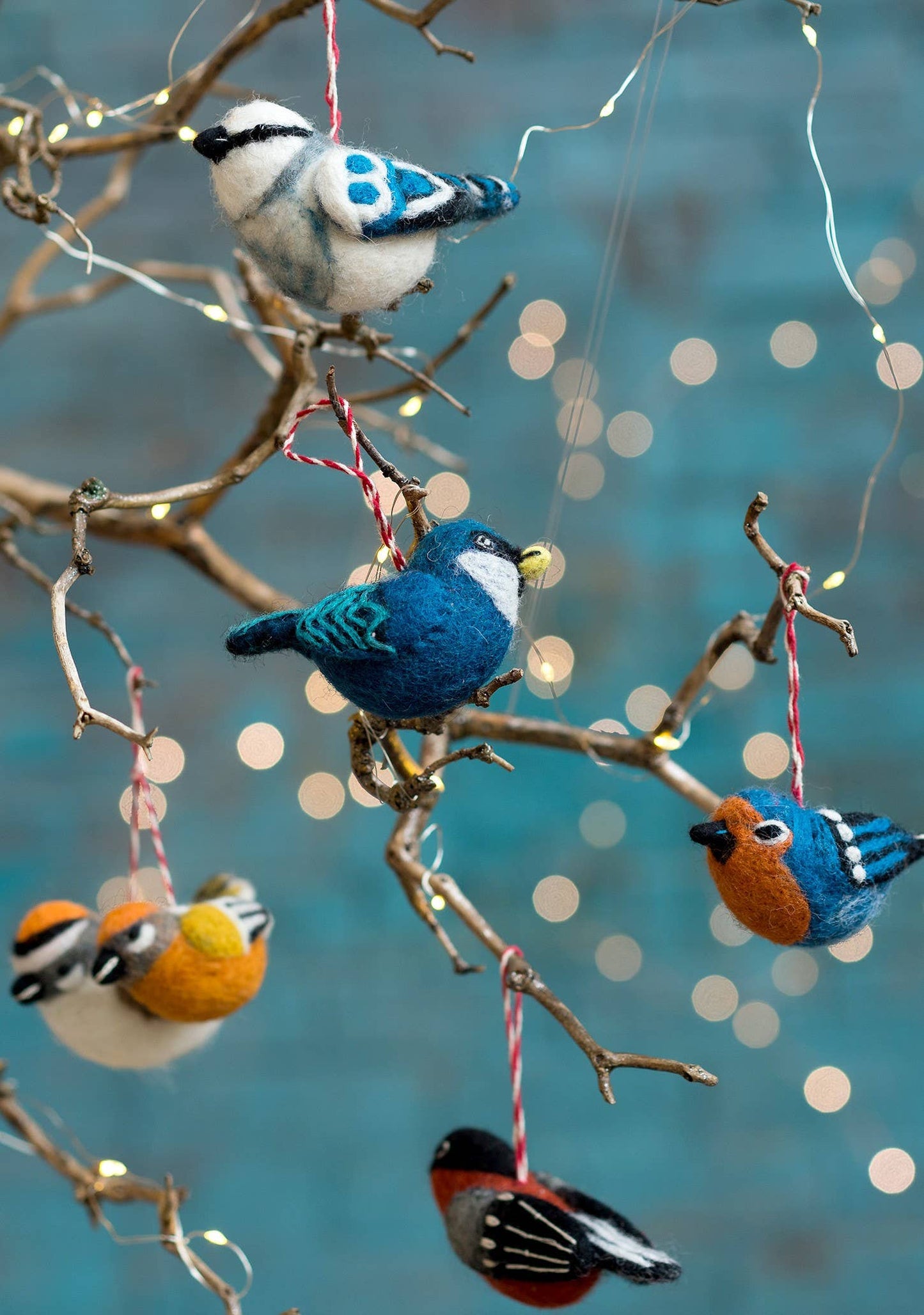 Wool Felt Bird decoration.