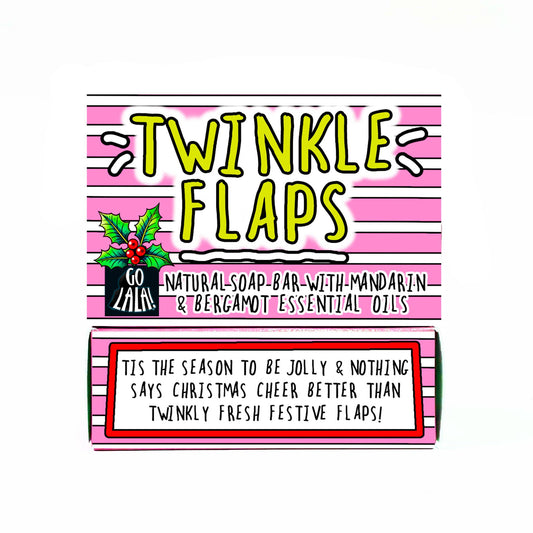 Twinkle Flaps Soap Mandarin & Bergamot Funny Gift