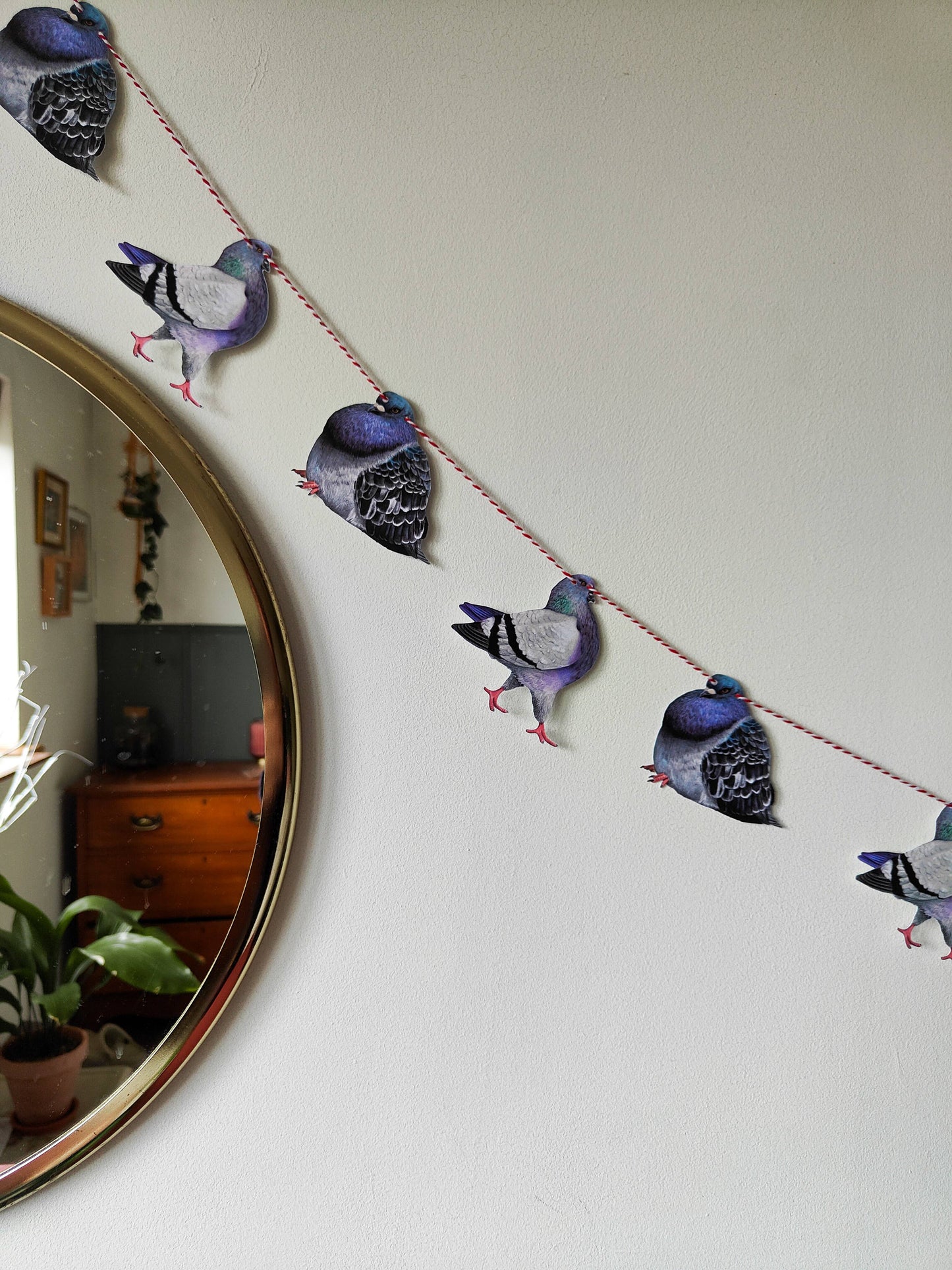 Pigeon Garland/Bunting - Pigeon Deocrations For Parties