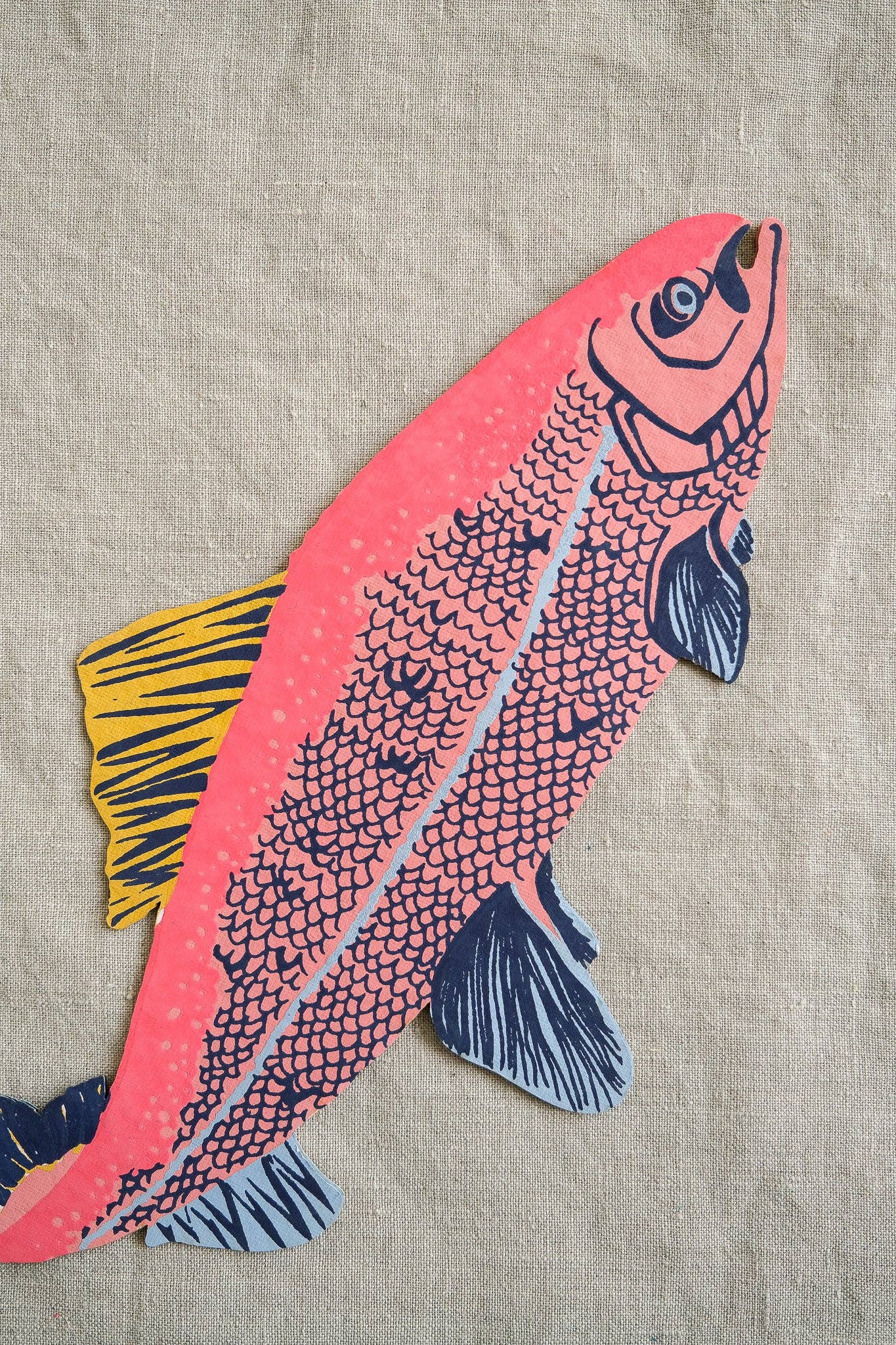 UK/EU: Salmon Greeting Card