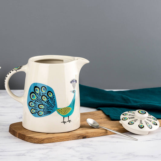 Handmade Ceramic Peacock Teapot