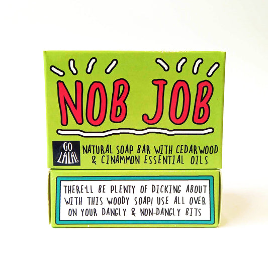 Nob Job Soap Cedarwood & Cinnamon Funny Gift