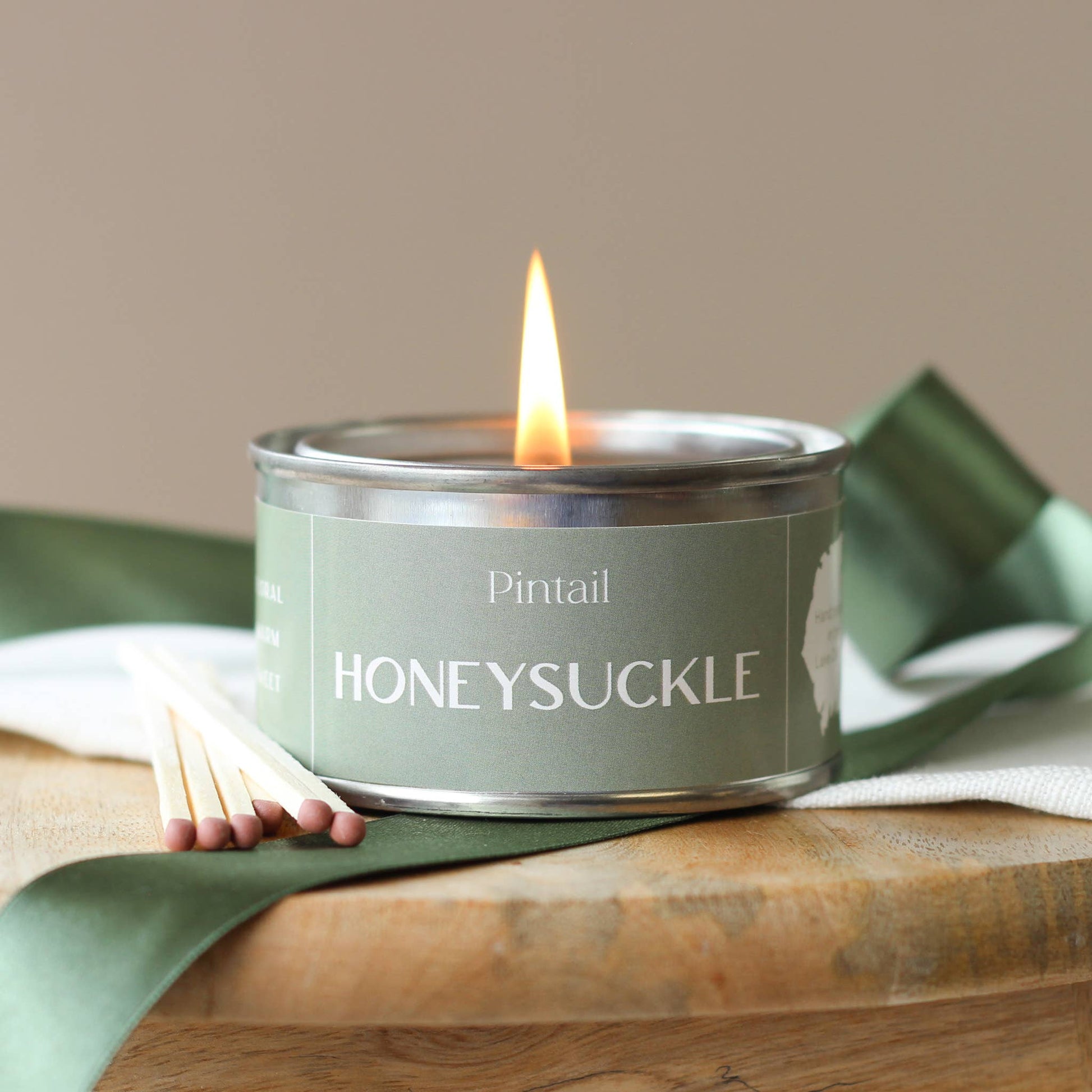 Honeysuckle scented candle