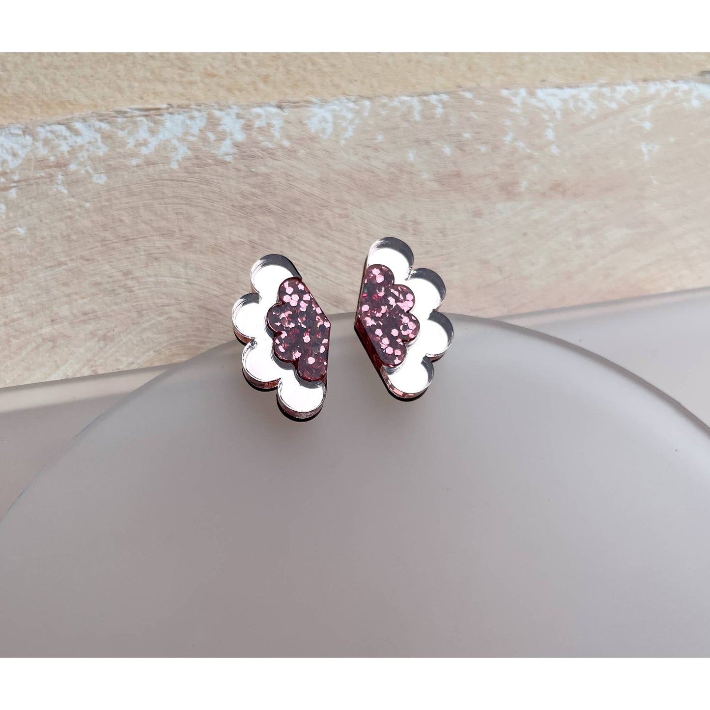 Scalloped Stud Earrings