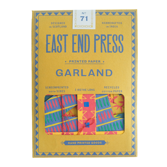 UK/EU: Bright Happy Birthday Sewn Garland