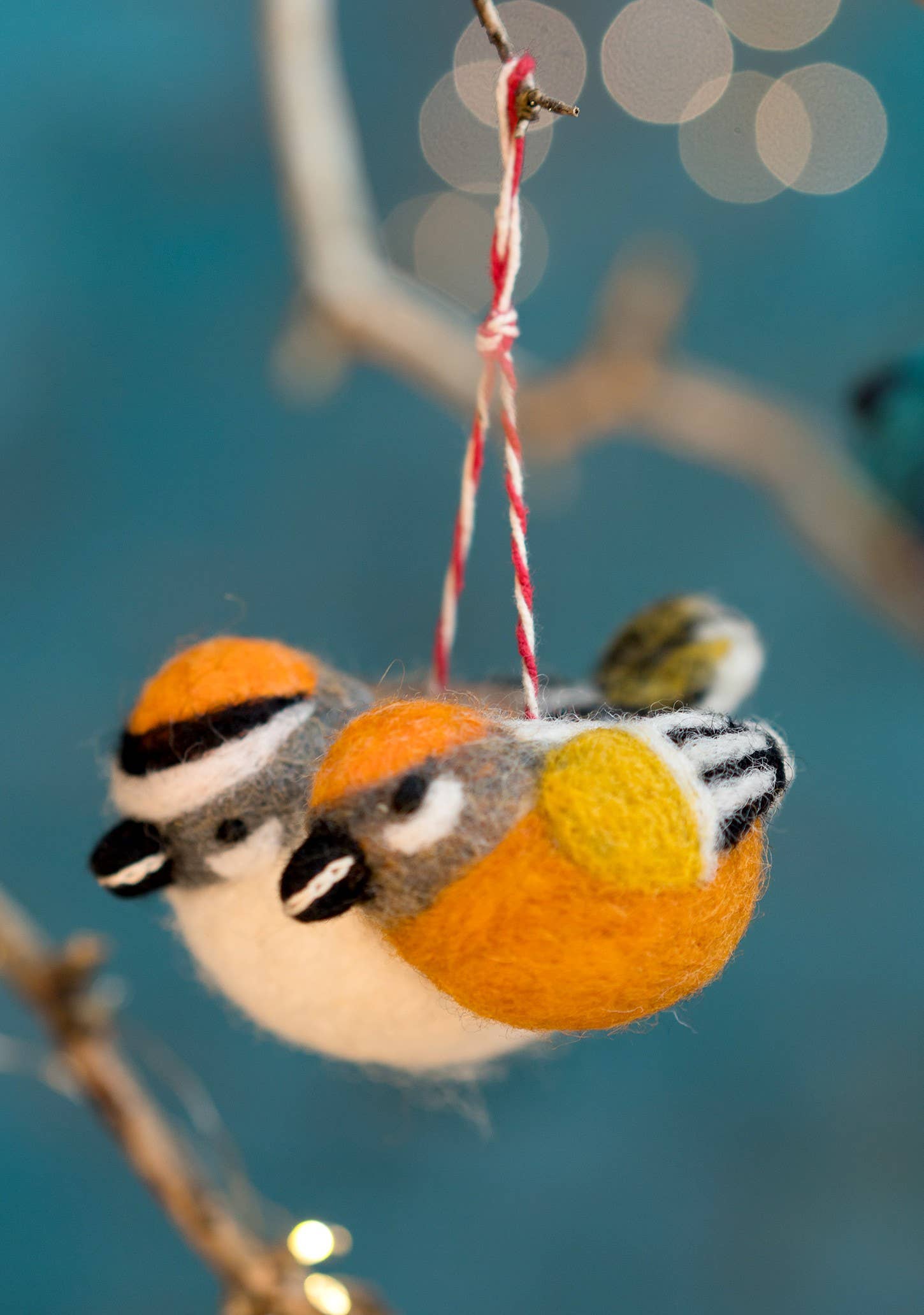 Wool Felt Bird decoration.