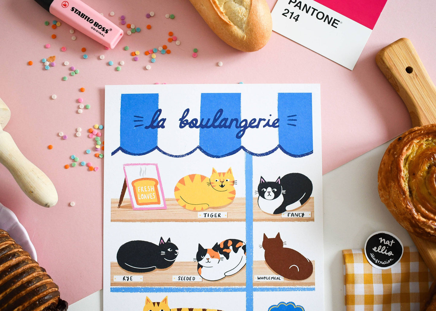 La Boulangerie  – A4 Heavyweight Art Print