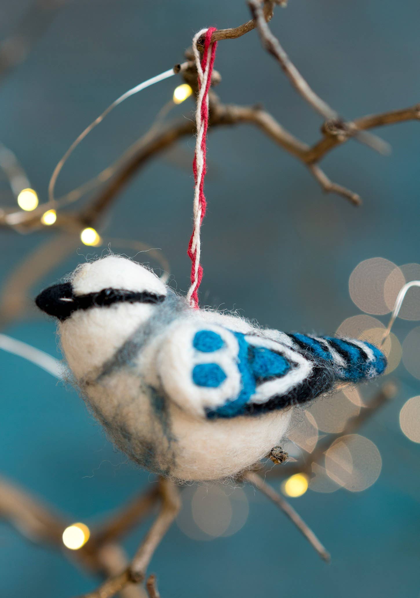 Wool Felt Bird decoration.