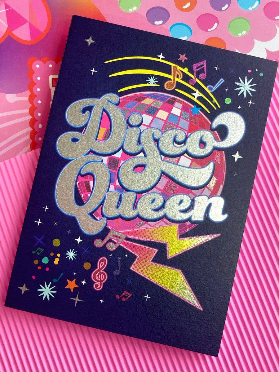 Disco Queen Birthday Card