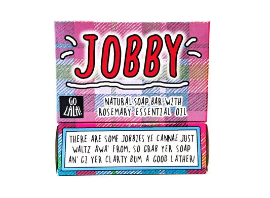 Jobby: Rosemary fragranced  Funny Scottish soap