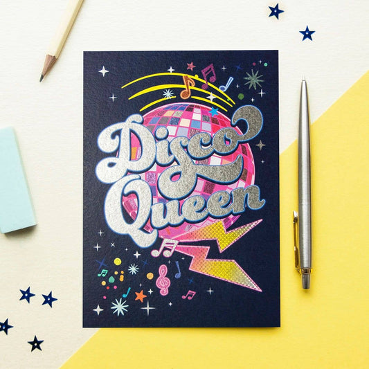 Disco Queen Birthday Card