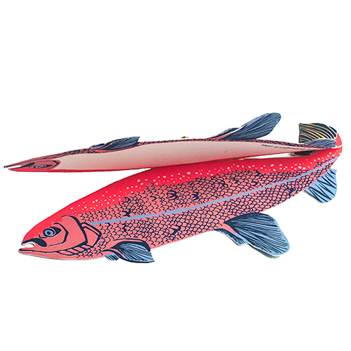 UK/EU: Salmon Greeting Card