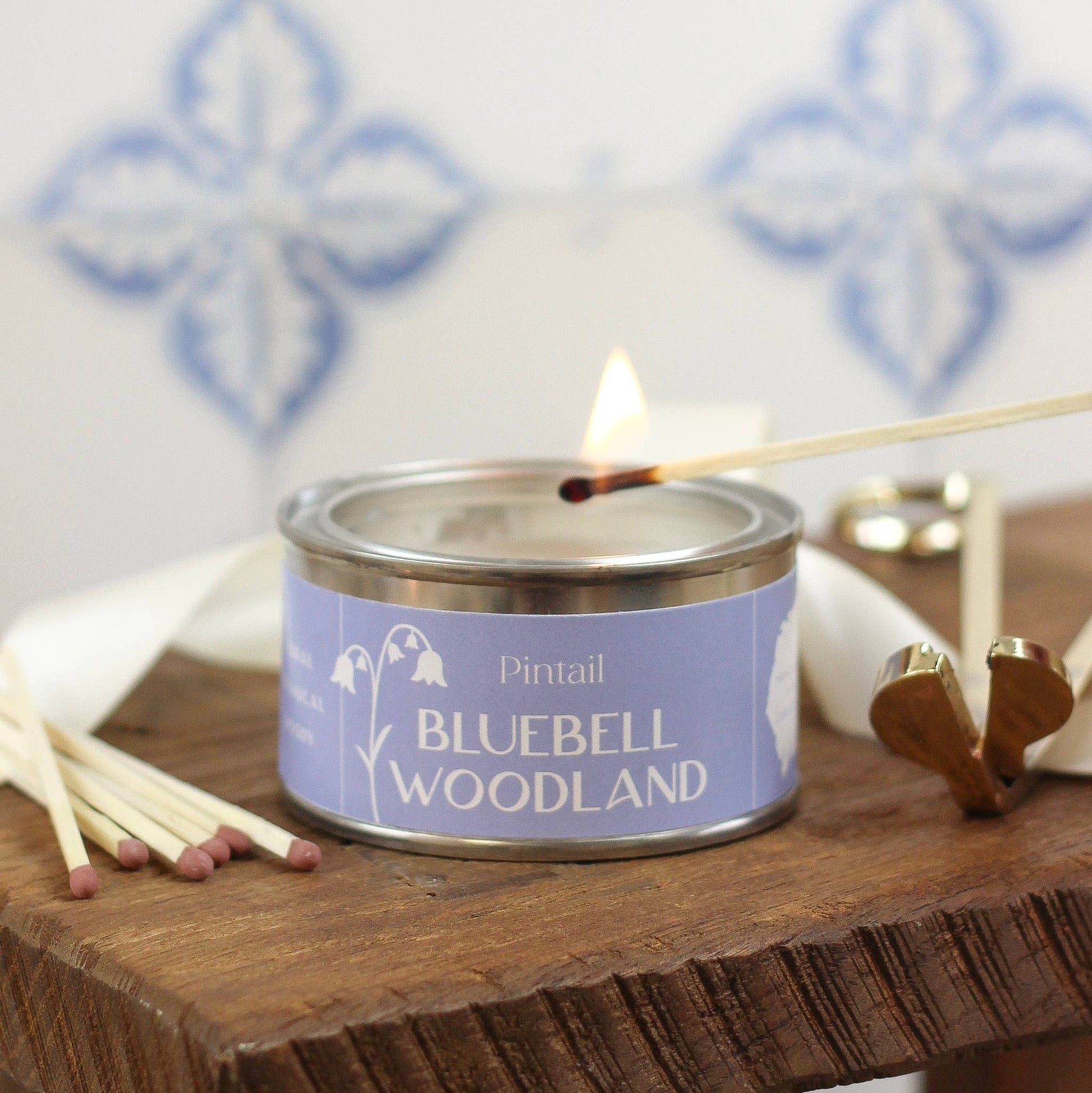 Bluebell woodland scented candle.