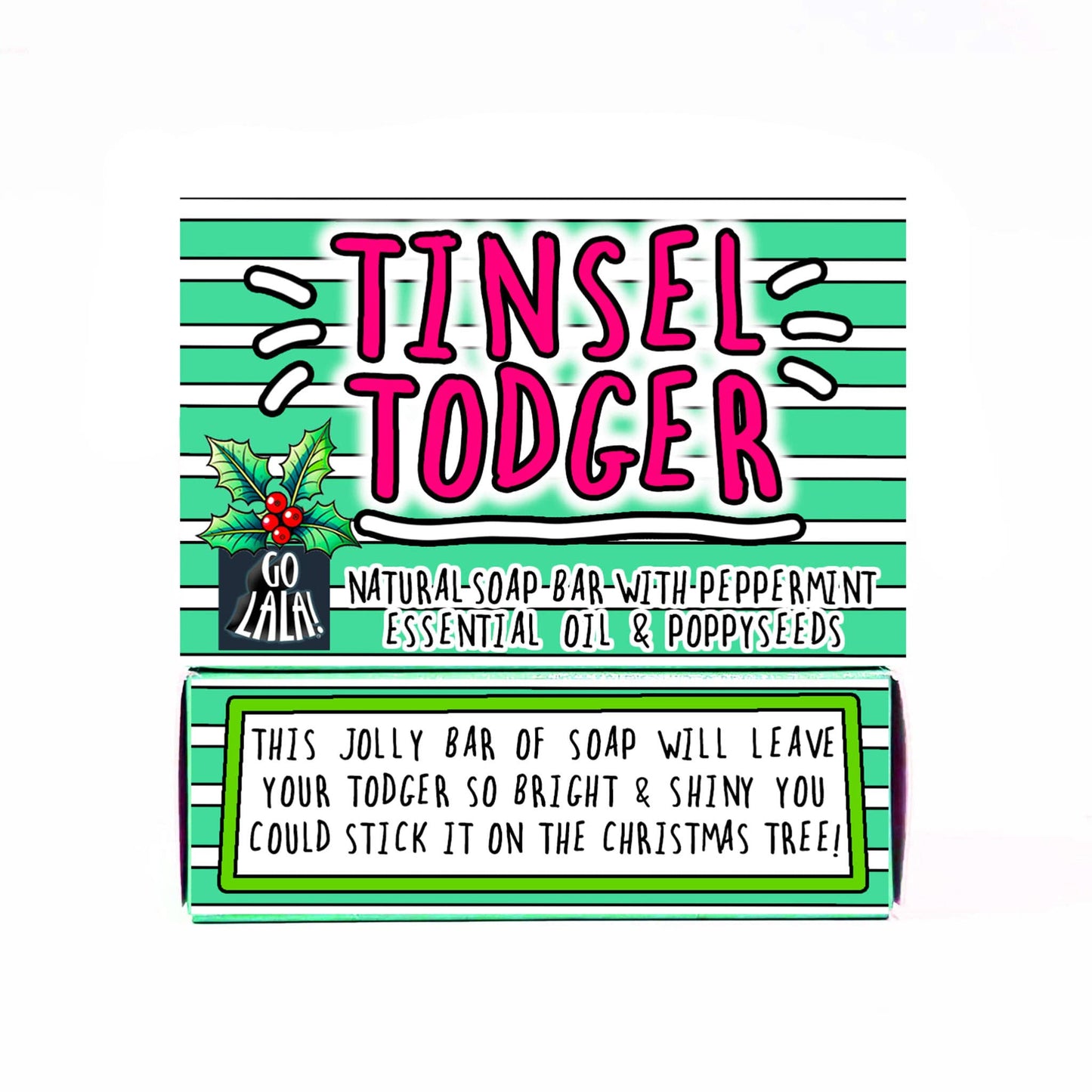 Tinsel Todger Soap Peppermint Funny Gift 