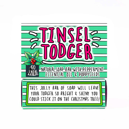 Tinsel Todger Soap Peppermint Funny Gift 
