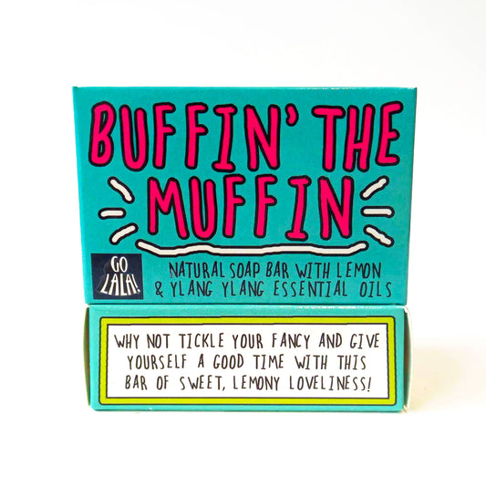 Buffin' the Muffin Soap Lemon & Ylang Ylang Funny Gift