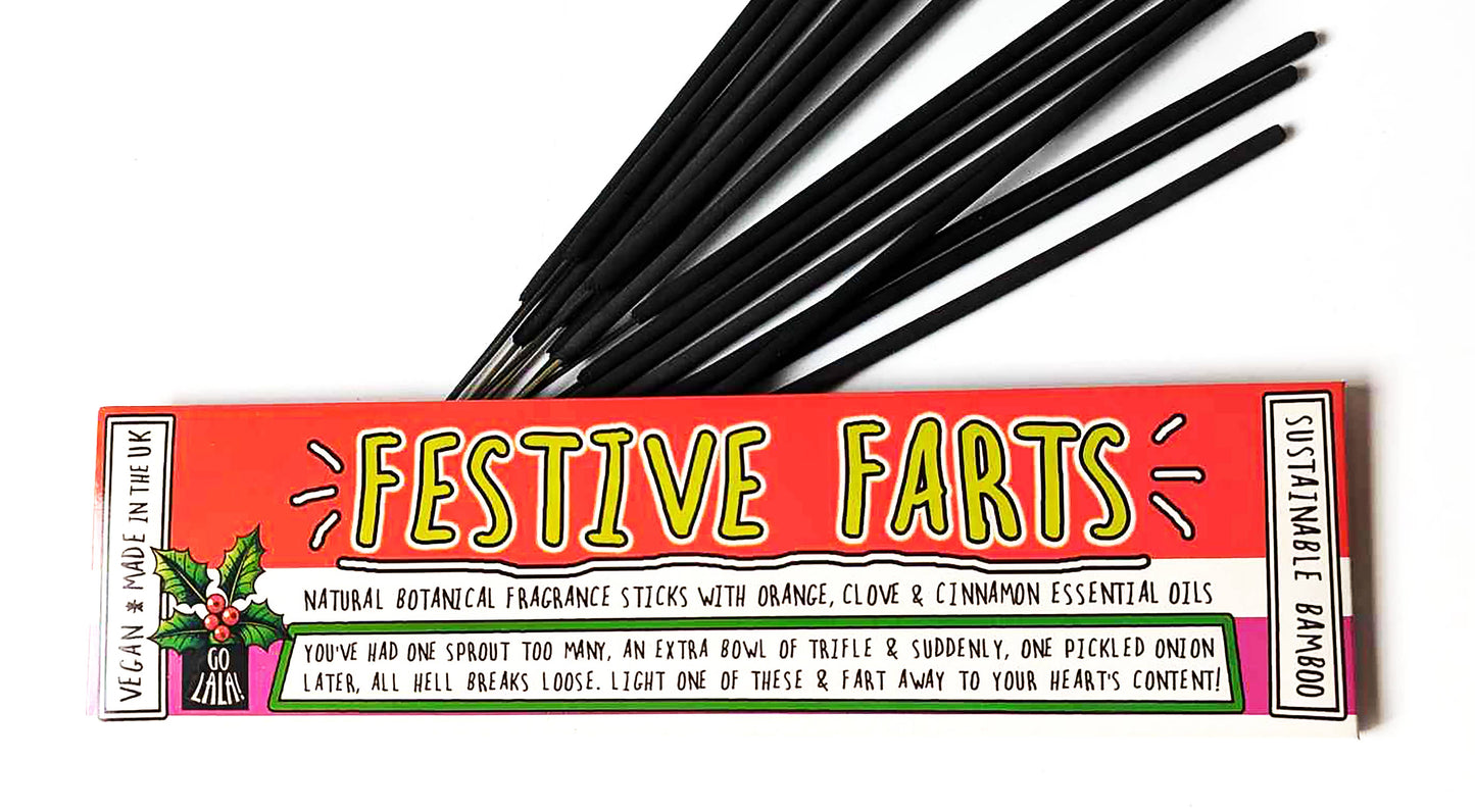 Festive Farts -  Christmas Funny Smells Fragrance Sticks 