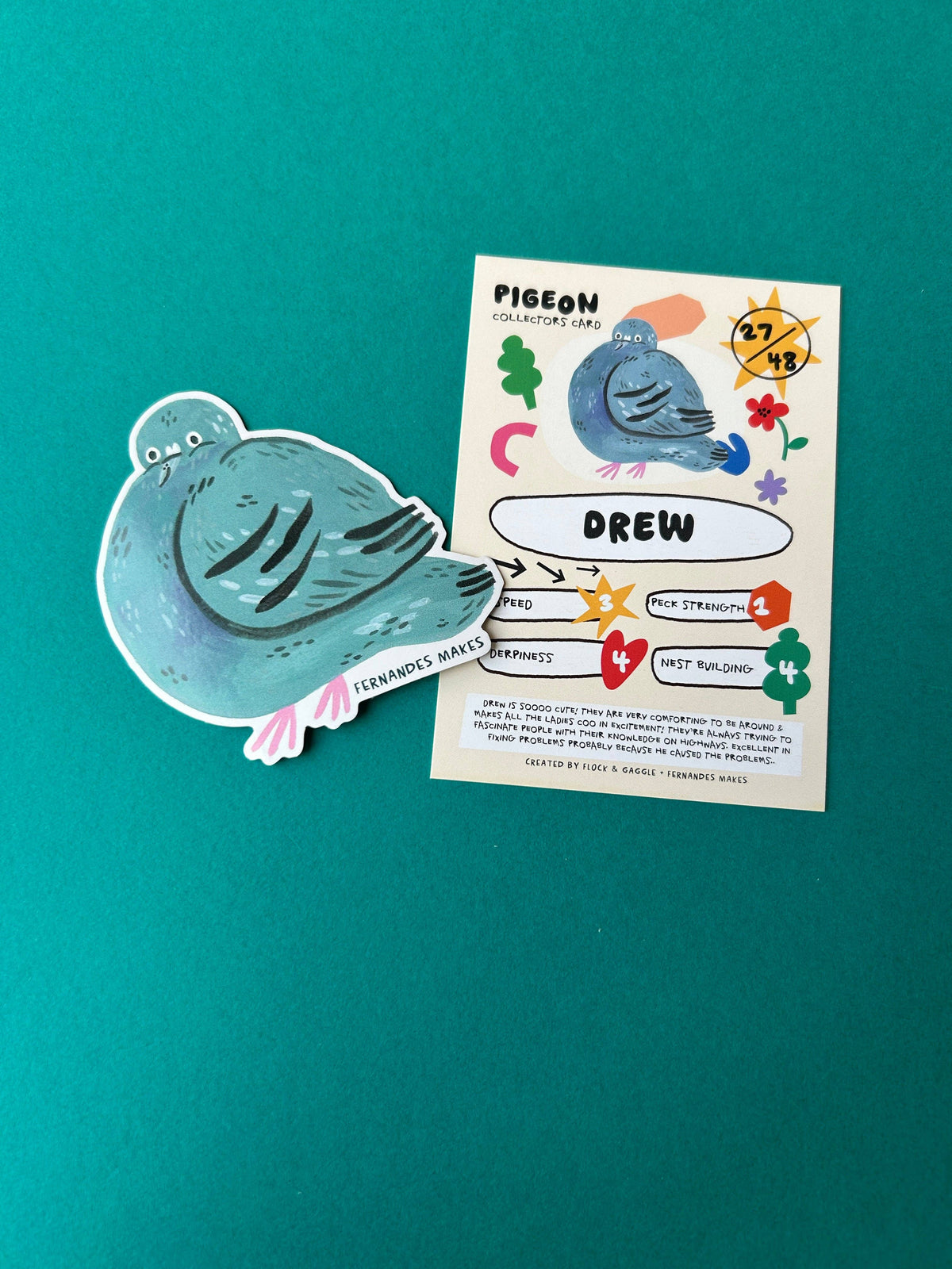 Pigeon Vinyl Stickers (Vol. 2 / 12 New Pigeons)