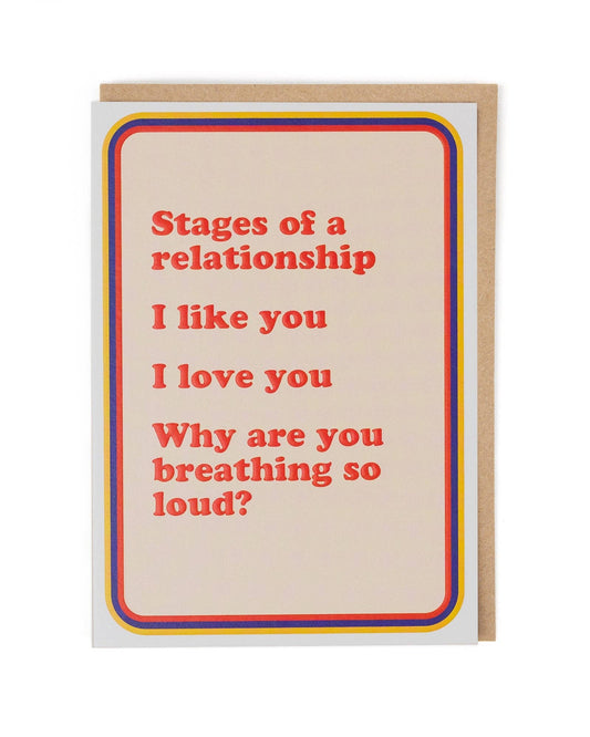 STAGES OF A RELATIONSHIP