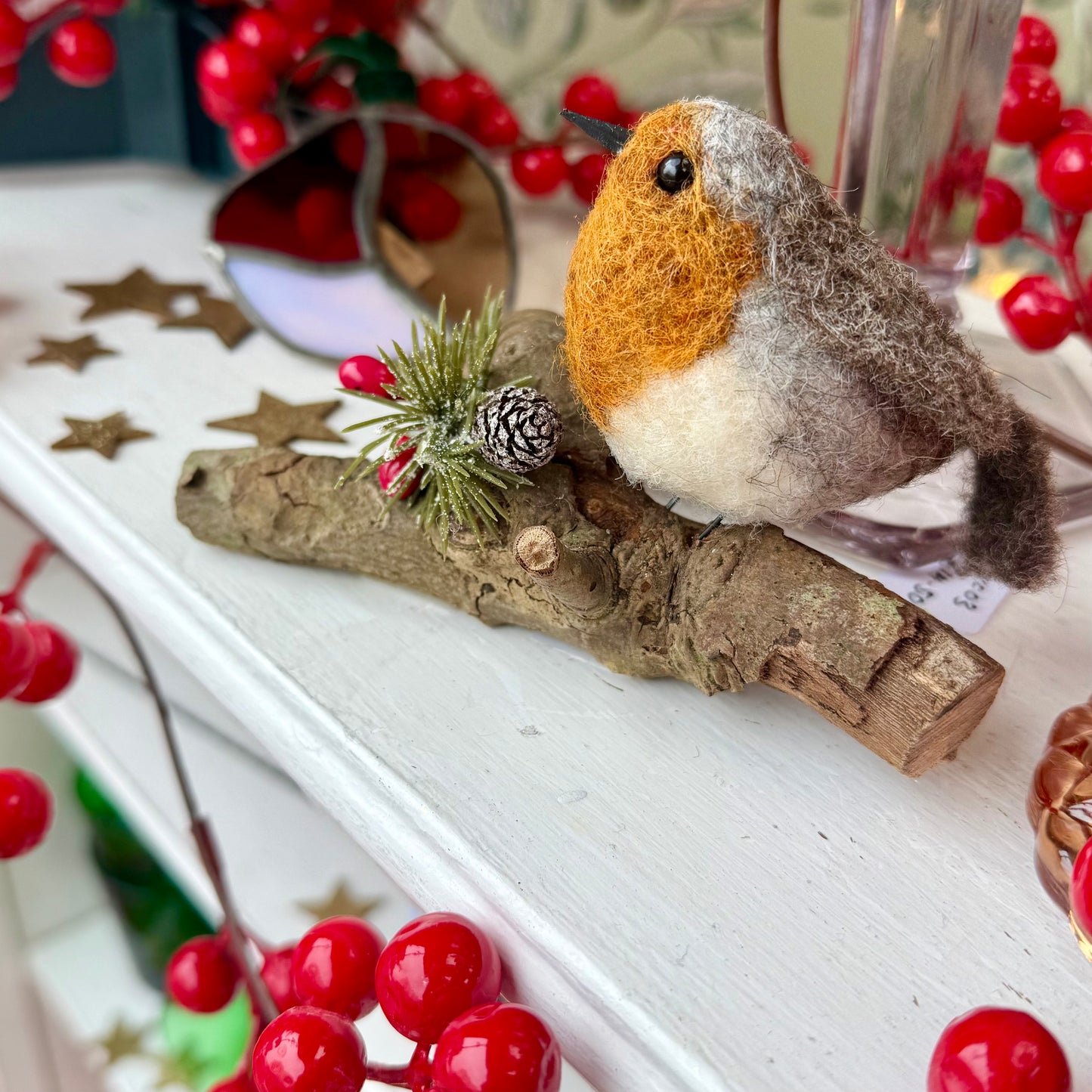 Robin on a Log