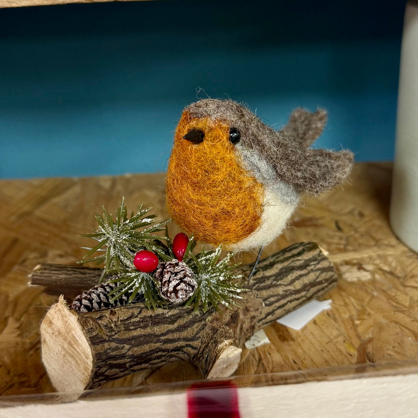 Robin on a Log