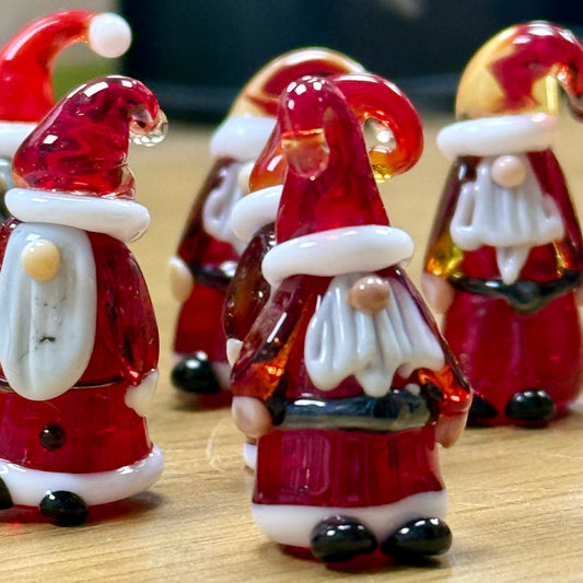 Tiny glass Father Christmas