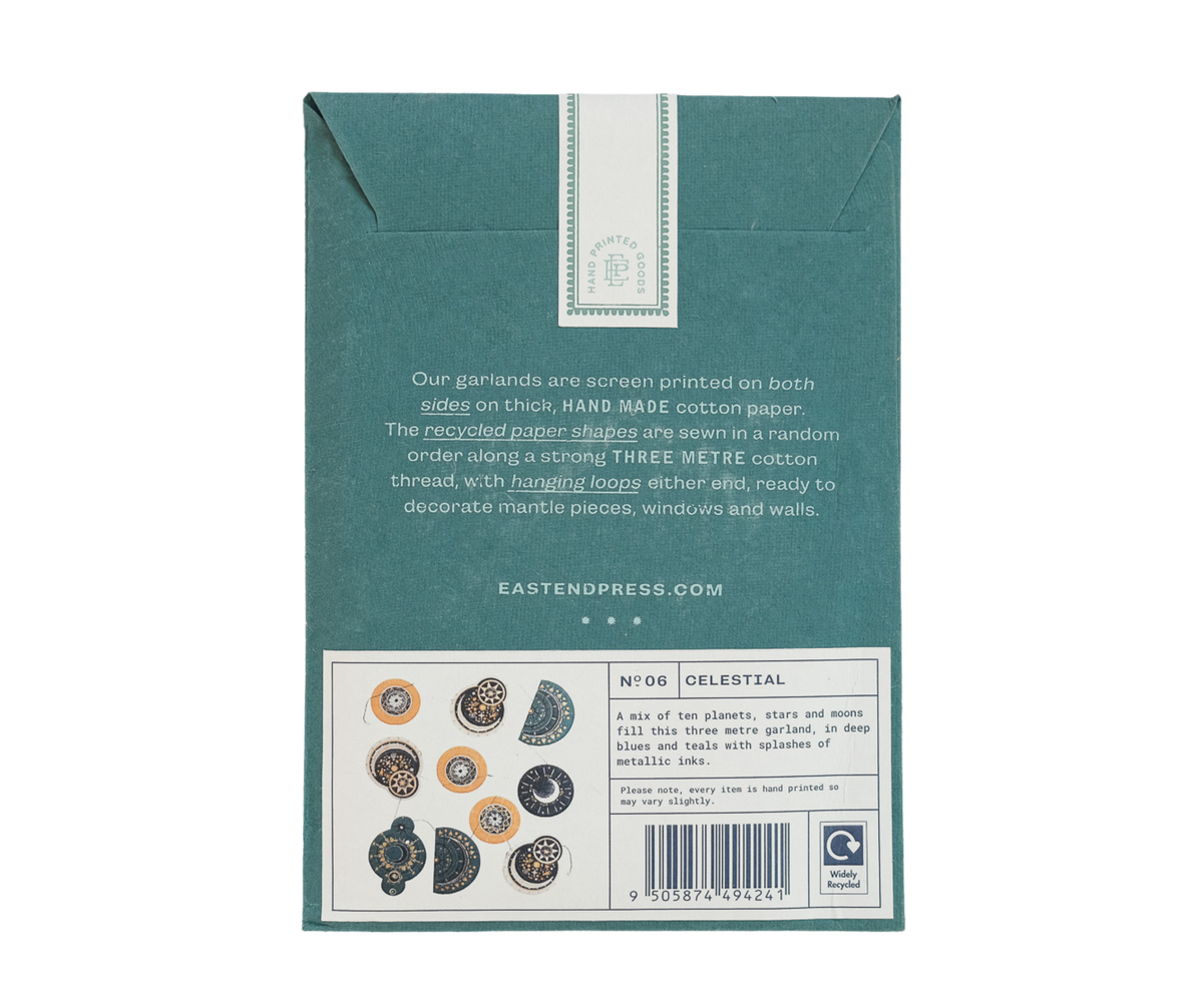 Back of a product packaging with text and branding on a white background