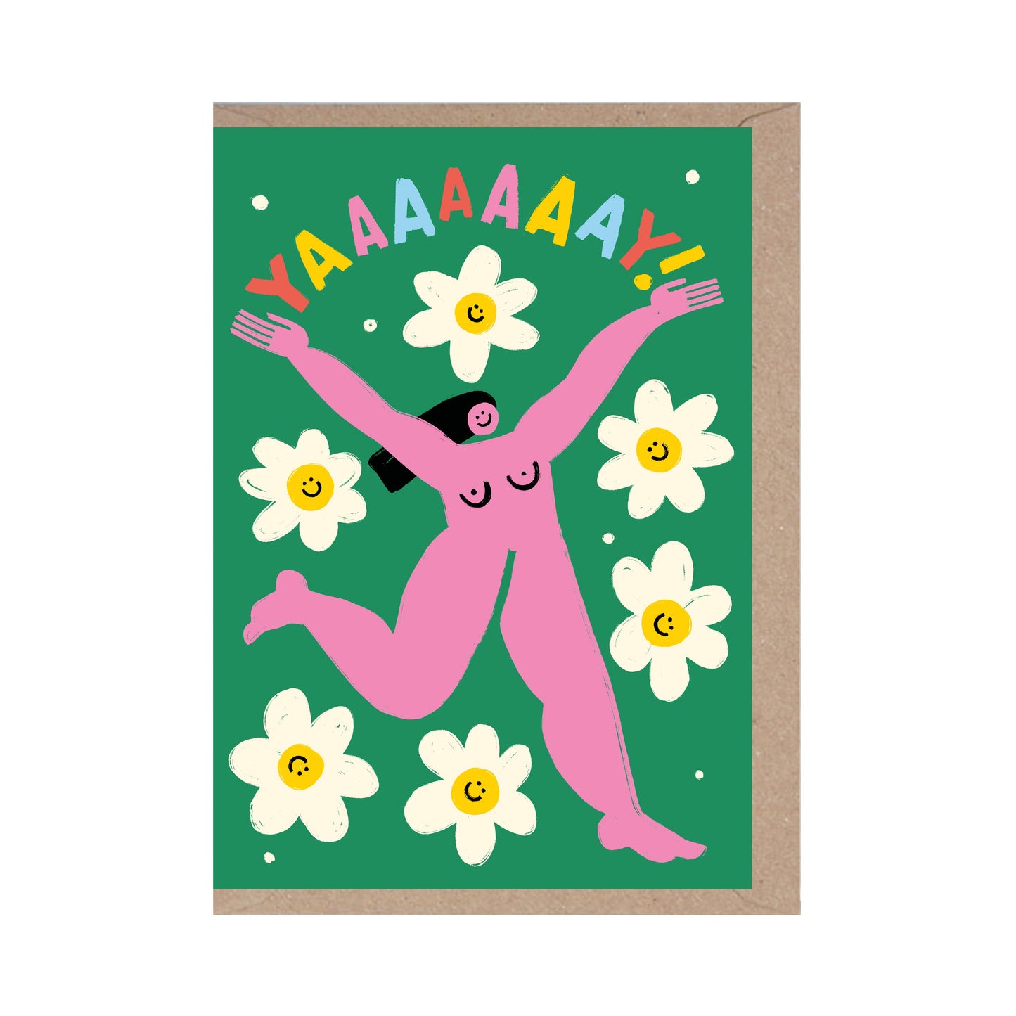 YAAAAY - Celebration Card - Naked Lady - Boobies - KL