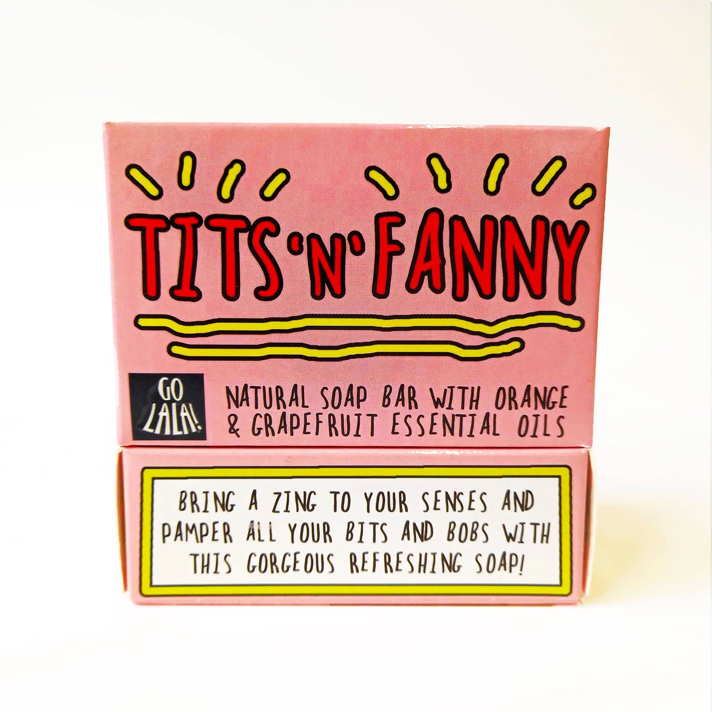 Tits 'n' Fanny Soap Orange & Grapefruit Funny Gift