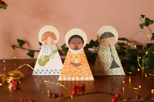 Blue Angel Fold-Out Card