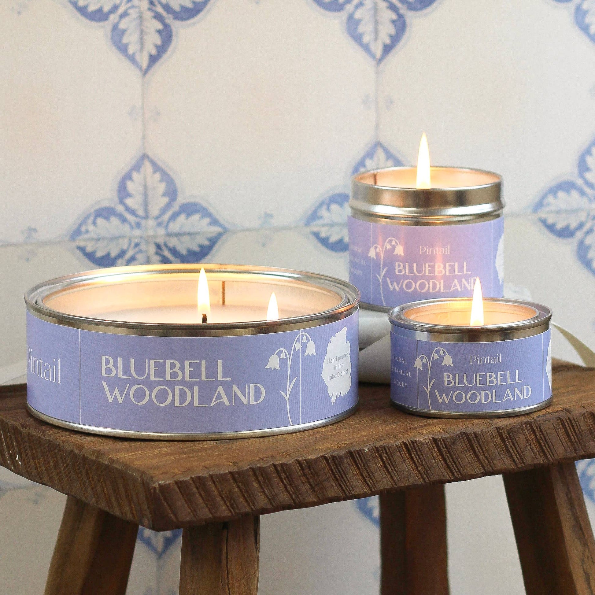 Bluebell woodland scented candle.