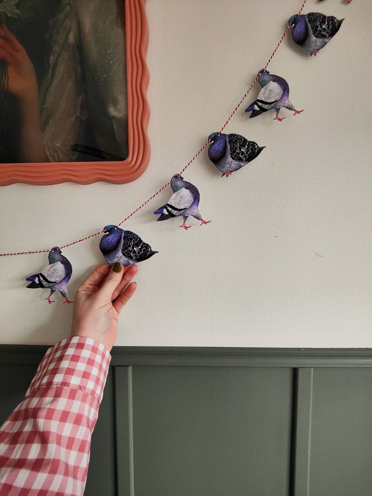 Pigeon Garland/Bunting - Pigeon Deocrations For Parties