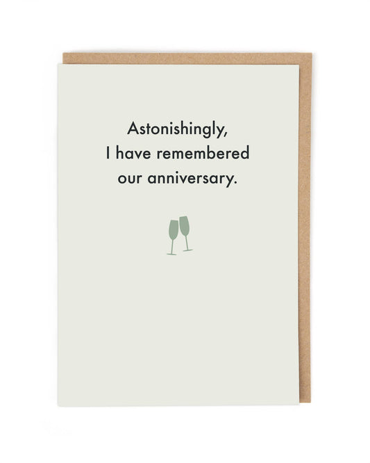 Astonishingly Anniversary Card