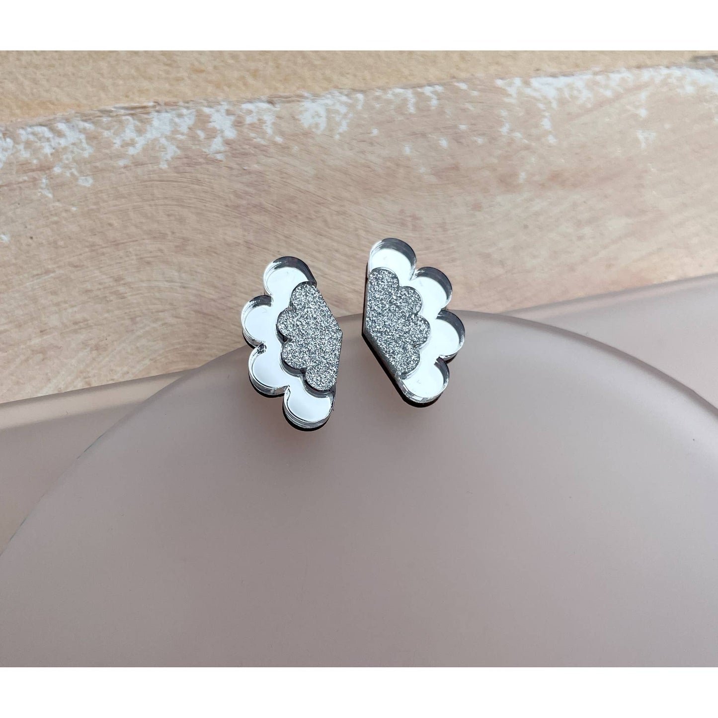 Scalloped Stud Earrings