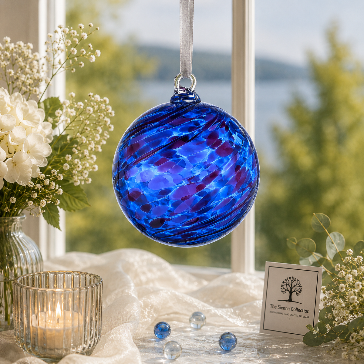 8cm Friendship Ball - Purple & Blue