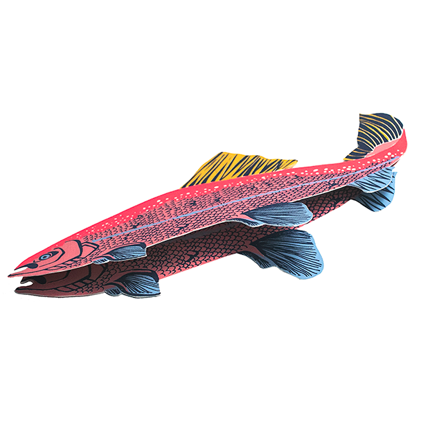 UK/EU: Salmon Greeting Card