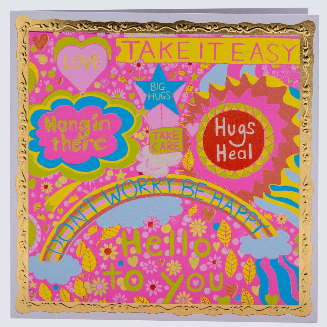 Take it Easy, Greetings Card