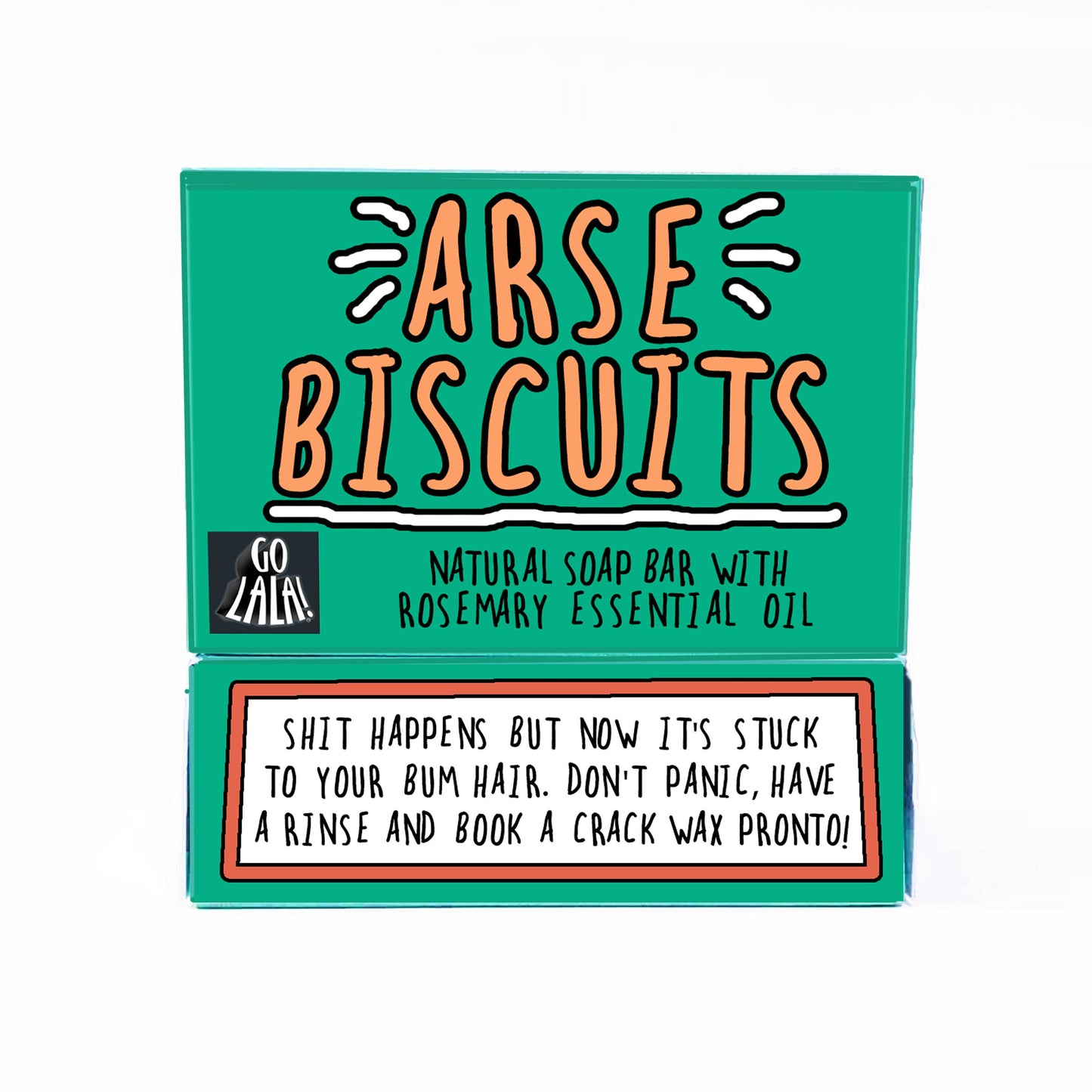 Arse Biscuits Soap Rosemary Funny Gift