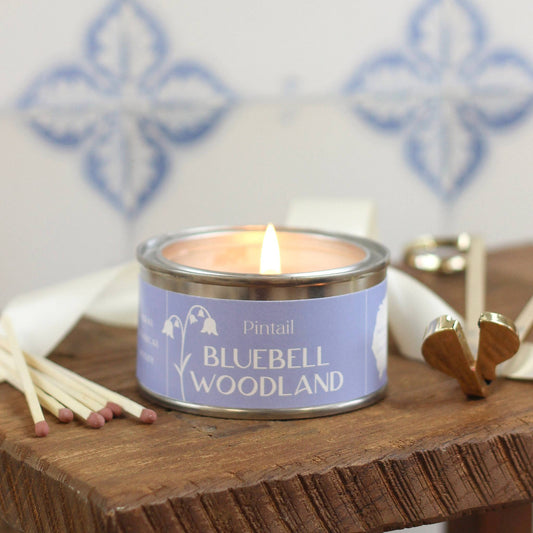 Bluebell woodland scented candle.