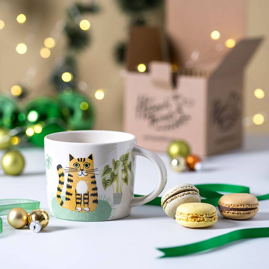 Handmade Ceramic Cat Mug