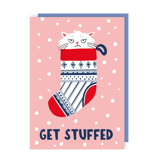 Get Stuffed Christmas Card 