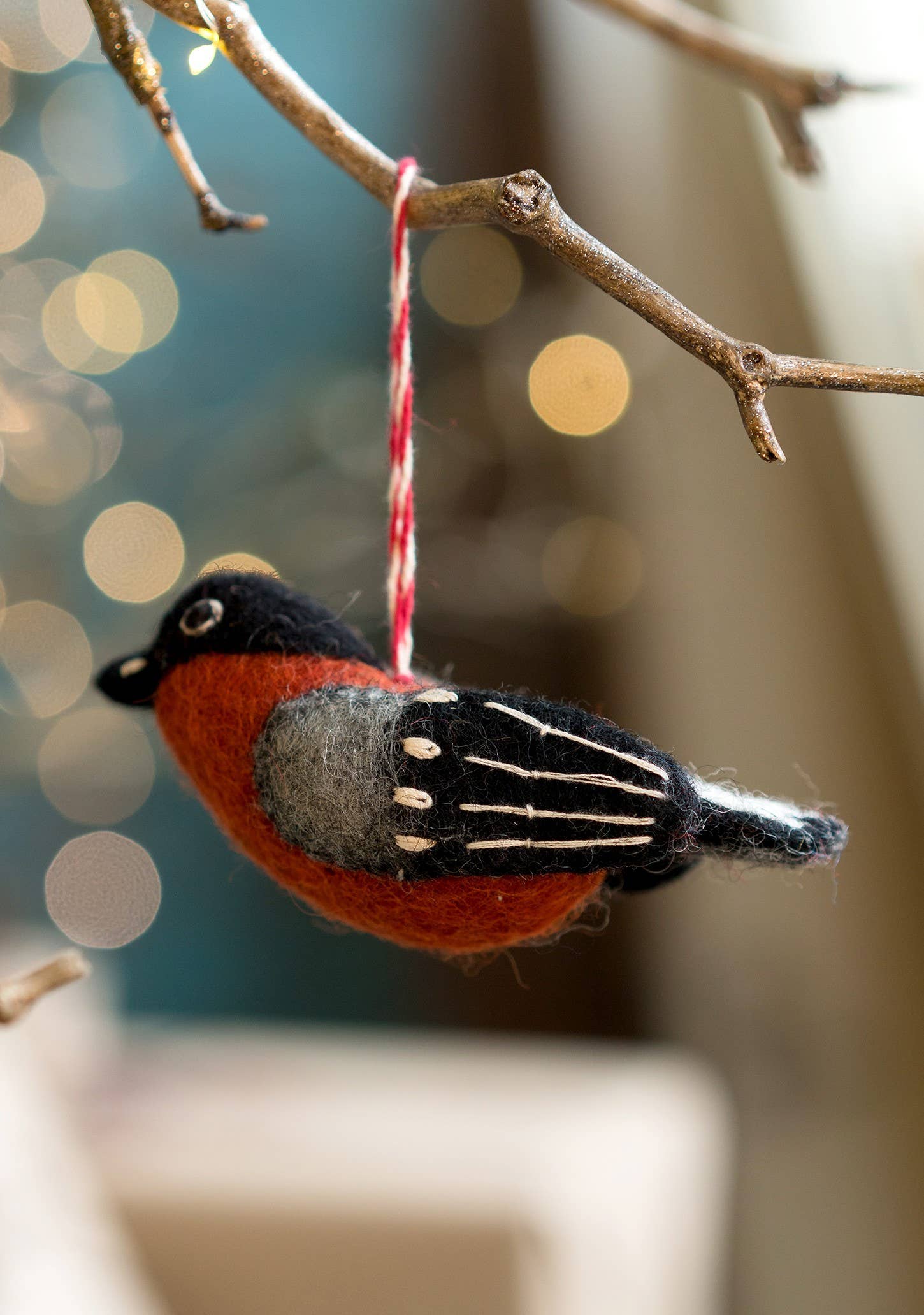 Wool Felt Bird decoration.