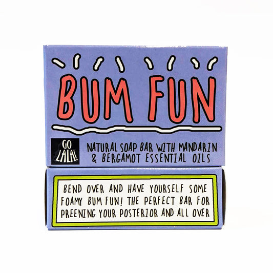 Bum Fun Soap Mandarin & Bergamot Funny Gift