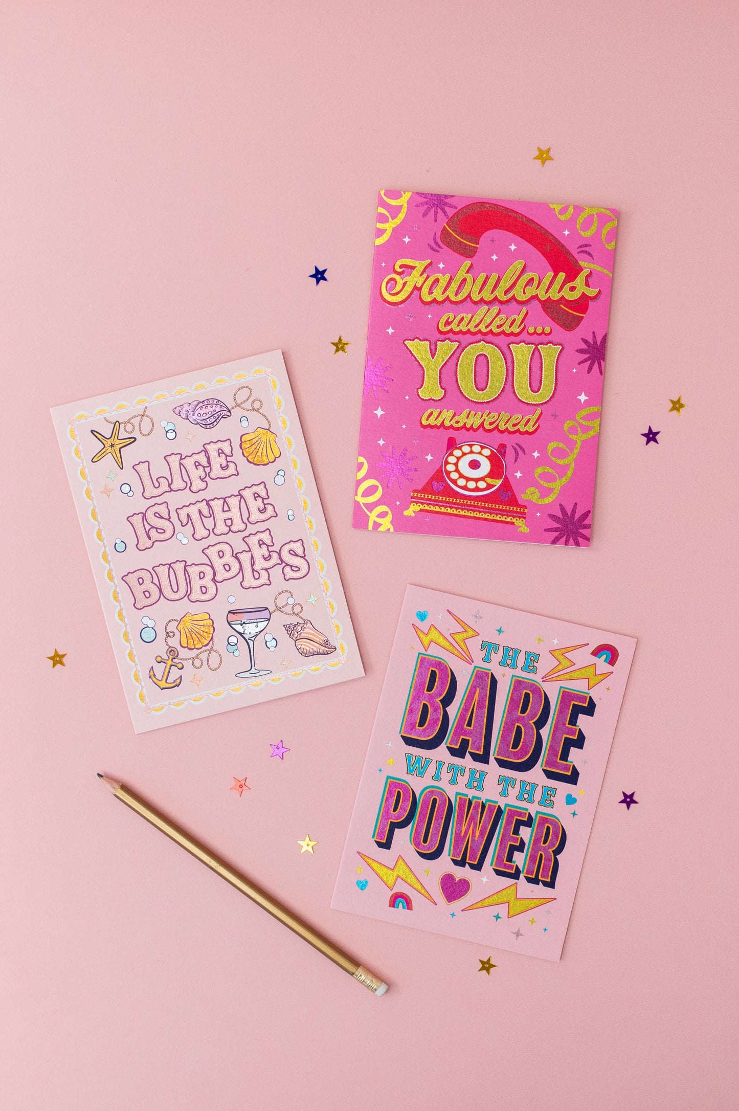 Babe With Power Friendship Card