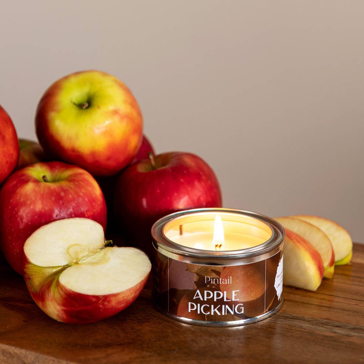 Apple Picking Paint Pot Candle  | Autumn Candles
